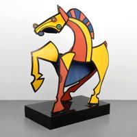 Monumental Joseph Meerbott Horse Sculpture - Sold for $2,750 on 11-09-2019 (Lot 455).jpg